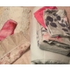 Image 2 : Floral Queen Sheets w/ White Comforter & Doilies