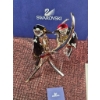 Image 3 : Swarovski Crystal Woodpeckers on a Polished Metal Branch
