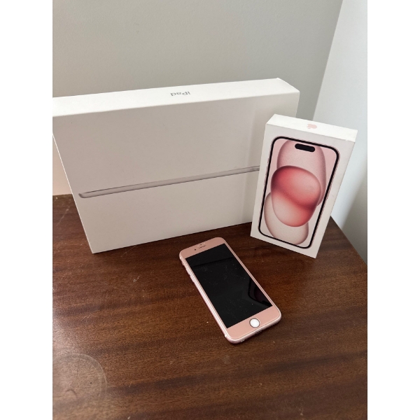 iPhone 6S with Empty iPhone and iPad Boxes