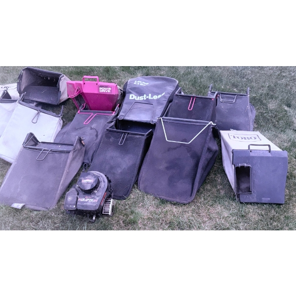 Lawn Mower Grass Catcher Bags and Briggs & Stratton 3.75 HP Engine