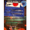 Image 2 : Geometry Set, Rulers, Night Light, Cup Of Vintage Pens & Paint Brushes+++