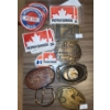 Image 1 : Belt Buckles (Maendel Canada 963 Eagle) and Patches: Interprovincial Pipeline, Gulf, Petro Canada