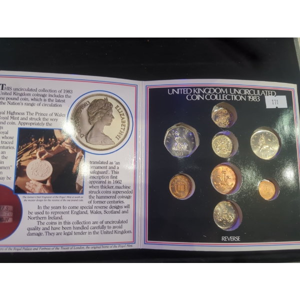Royal Mint 1983 UK Uncirculated Coin Collection 