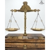 Image 2 : Antique Balance Scale,  Early 19th Century, Used For Weighing Gold, Silver Coins, 13''H 11''W INCHES
