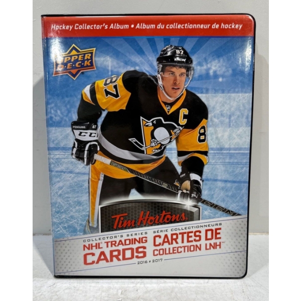 Binders of Upper Deck/Tim Hortons 2017/18 Collector Hockey Cards
