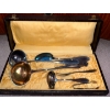 Image 3 : Stamped 900 Silver Flatware Collection w/ Hard Shell Storage Cases - Tblspns & Laddle Collection