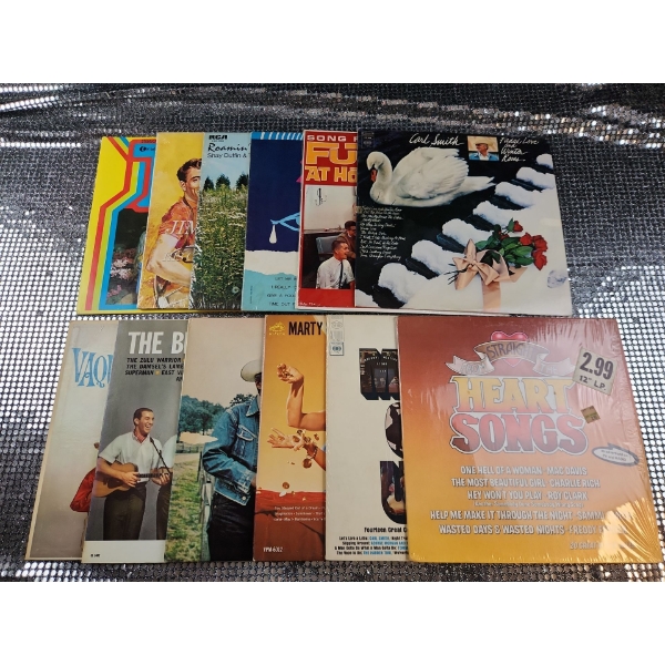 Fun and Soulful Collection of Sound! 12 Assorted Genre Records for Your Library