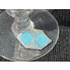 Image 4 :  Set of Vintage Crystal Glassware in the Well-Known "Cross and Olive" Pattern