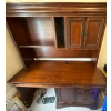 Image 1 : Solid Wood Large Desk, Contents NOT Incl. Desk ONLY  - 57.5in Wide, 25 in Deep, 68  in Tall 