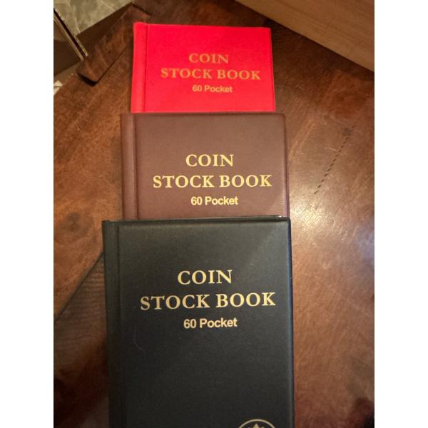 3 Coin Collecting Books with Several Canadian & world Silver Coins . 