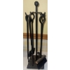 Image 2 : Fire Place Tending Tools w/ Stoneware Crocs & Assorted Light Sources