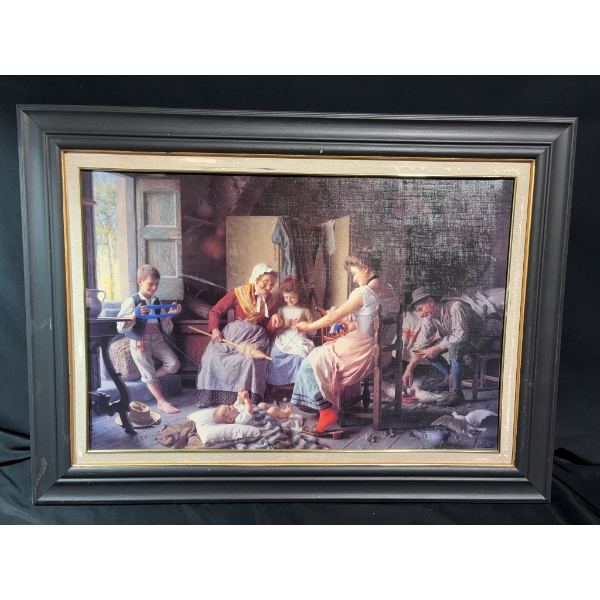Framed Reproduction of ‘Thread of Life’ by Gi
