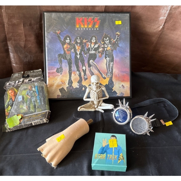 KISS Destroyer Album Puzzle G.I. Joe Action Figurine Star Trek & More
