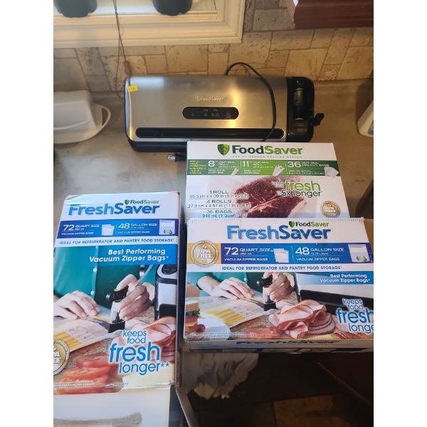 Food Saver and Extra Storage Bags 