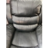 Image 3 : Reclining Leather Chair w/ Padded Armrests 36 W, 32 D, 39 T 