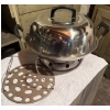 Image 2 : Thunder Group 10" Stainless Steel Wok Chafer Set (ModelNo.SLAL03A)