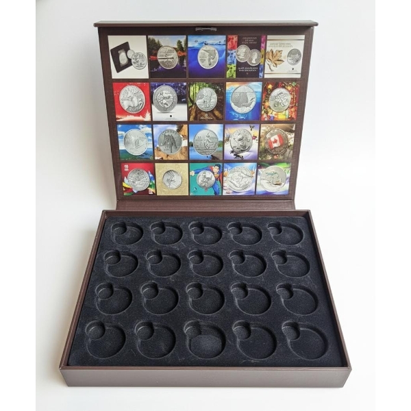  Royal Canadian Mint 2011-2015 Face Value Collector Case. 