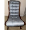 Image 2 : Victorian Mahogany Slipper Chair w/ Cabriole Style Legs 16x26x27 Stunning