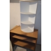 Image 1 : White MDF Corner Wall Shelf 16.5 W, 10.5 D From Centre, 31.5 T and  Shelving 33 W, 17 D, 32 T