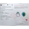 Image 3 :  Silver Emerald gemstone Ring 6.4 ct Certified ($13,025 Appraisal)