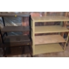 Image 1 : Metal Utility Shelves Brown: 25 W, 11 D, 24 T and Beige: 36 W, 15 D, 37 T - TV Cart 27 W, 16 D, 16 T