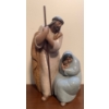 Image 1 : LLADRO Porcelain w/ Stoneware Inuit Nativity Scene 11x19