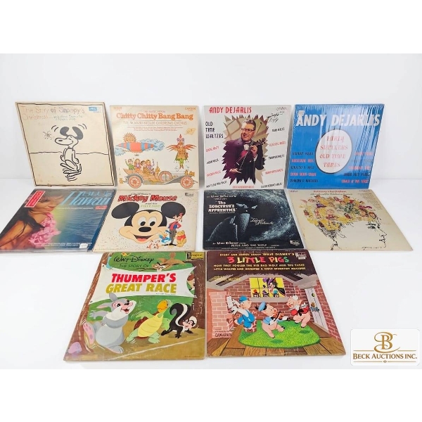 10 Assorted Vinyl Records