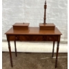 Image 3 : Antique Hardwood Writing Desk 41Wx20Dx34H (52H to top of spindles)
