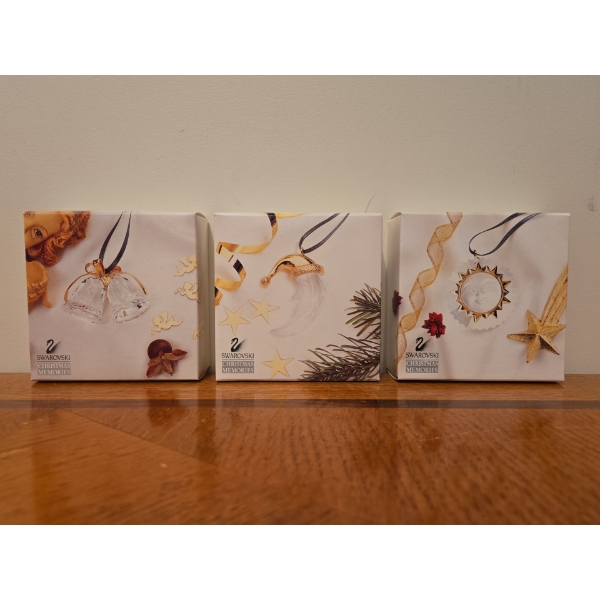 Swarovski Holiday Ornament Collection - Sun, Moon, Bells