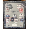 Image 2 : Edmonton Oilers "Chasing A Dream" Wall Hanging  Mark Messier Signed Autograph w/other art  13"w x 17