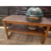 Image 1 : Big Green Egg Kamado-Style Ceramic Charcoal Barbecue 21" Diameter w/ Custom Table 59 w, 33.5 h, 25 d