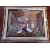 Image 2 : Shadowbox of Geese 12 X 10 W and Kitchen Decor