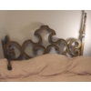 Image 2 : Vintage Headboard w/ Two Twin Mattress 62 W, 88 D, 56 T- Bedding Included 