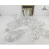 Image 8 :  Collection Of  Pressed Glass   "Whirling Star" AND "Hobstar Pinwheel" Design.