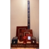 Image 5 : Decorative Wooden Frames, Wall Plaques, and Braided Rug