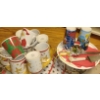 Image 4 : Christmas Kitchen Collection - Linens Coffee Mug Collection Charger Plates Trivets & More