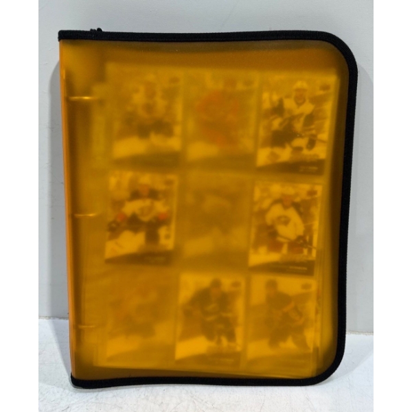 Binder of Upper Deck MVP 2017/18 Collector Hockey Cards