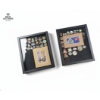 Image 1 : Shadow Boxes Displaying RCMP Pins and Visual Imagery