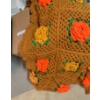 Image 1 : Handmade Crochet Floral Blanket, 150 x 110