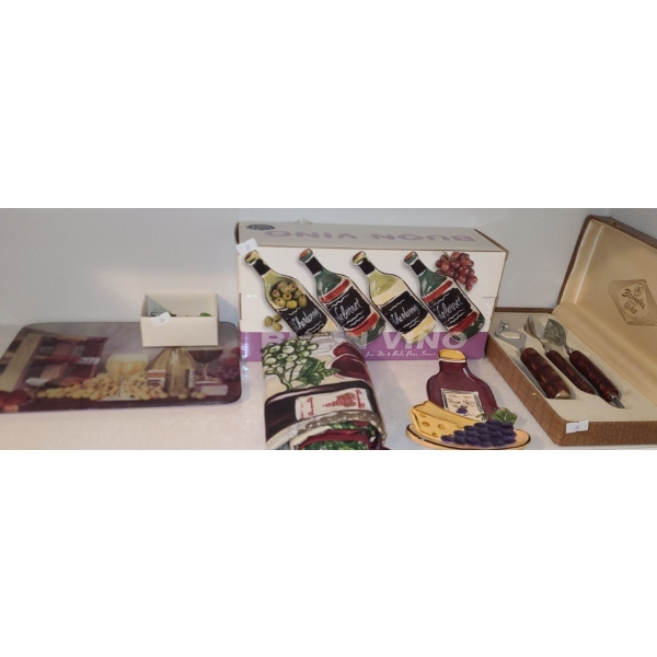 Dip Bowl Set, Mini Cutting Board 10 X 8, Glo Hill Wooden Handle Bar Tools w/ Box and More!