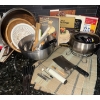 Image 1 : Culinary Collection - Cookbooks CuisineArt Fondue Set Kitchen Tools Metal Colander