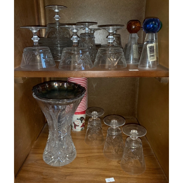 Collection of Crystal Glassware & More
