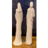 Image 2 : Silent Night White Joseph & Mary w/ Jesus Nativity Figurines - 8T 