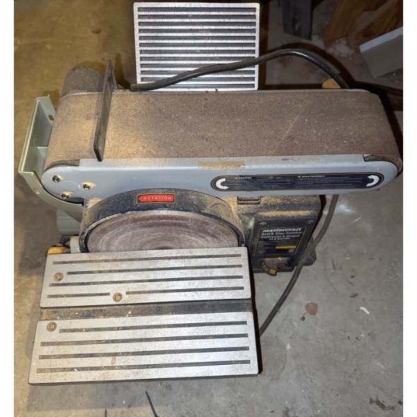 Mastercraft Belt & Disc Sander Model No. 55-1554-4