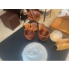 Image 2 : Large Collection of Gailstyn-Sutton Genuine Teak Salad Serving Set (12 pieces), Serving Bowl Stand, 