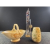 Image 1 : 1930's Tuscan Decoro Pottery Basket, Royal Winton Vase and a Galileo Thermometer