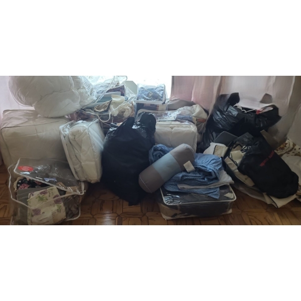 Huge Variety of Household Linens incl Bedspreads, Duvets, Closet Organizers, Blanket and more!