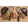 Image 1 : Tennis Rackets, Squash Racket, Baseball Gloves, and Accessories