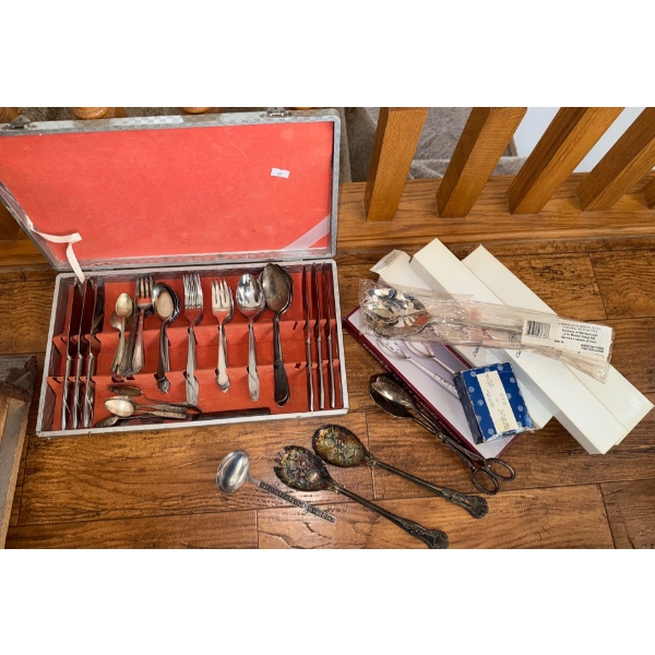 Vintage Flatware Collection - Silver Plate Mismatched Sets 