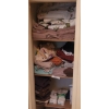 Image 1 : Closet Contents Including Linens, Household Items, and Cleaning Supplies